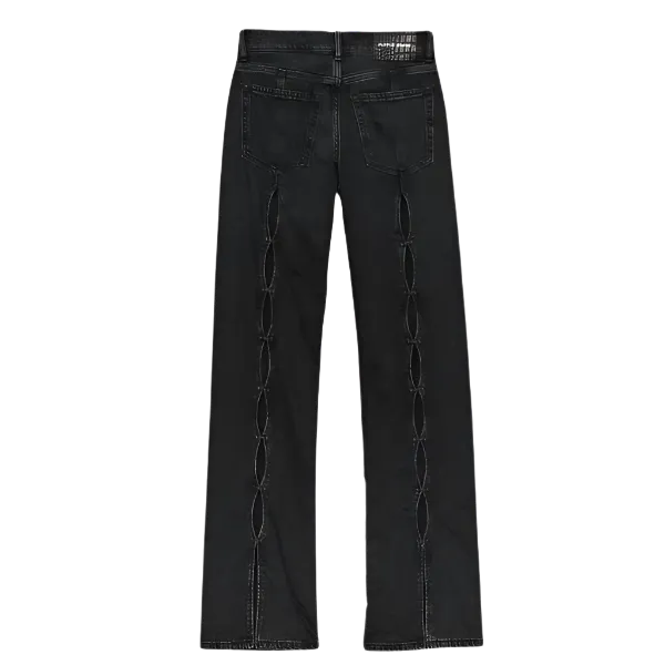 W Slim Straight Back Cut Out