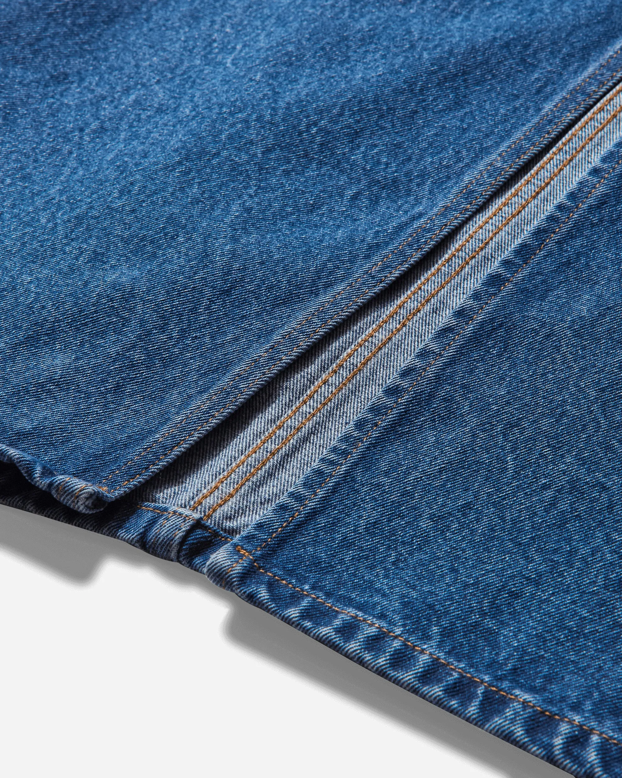 Women's Buttoned Denim Skirt Blue