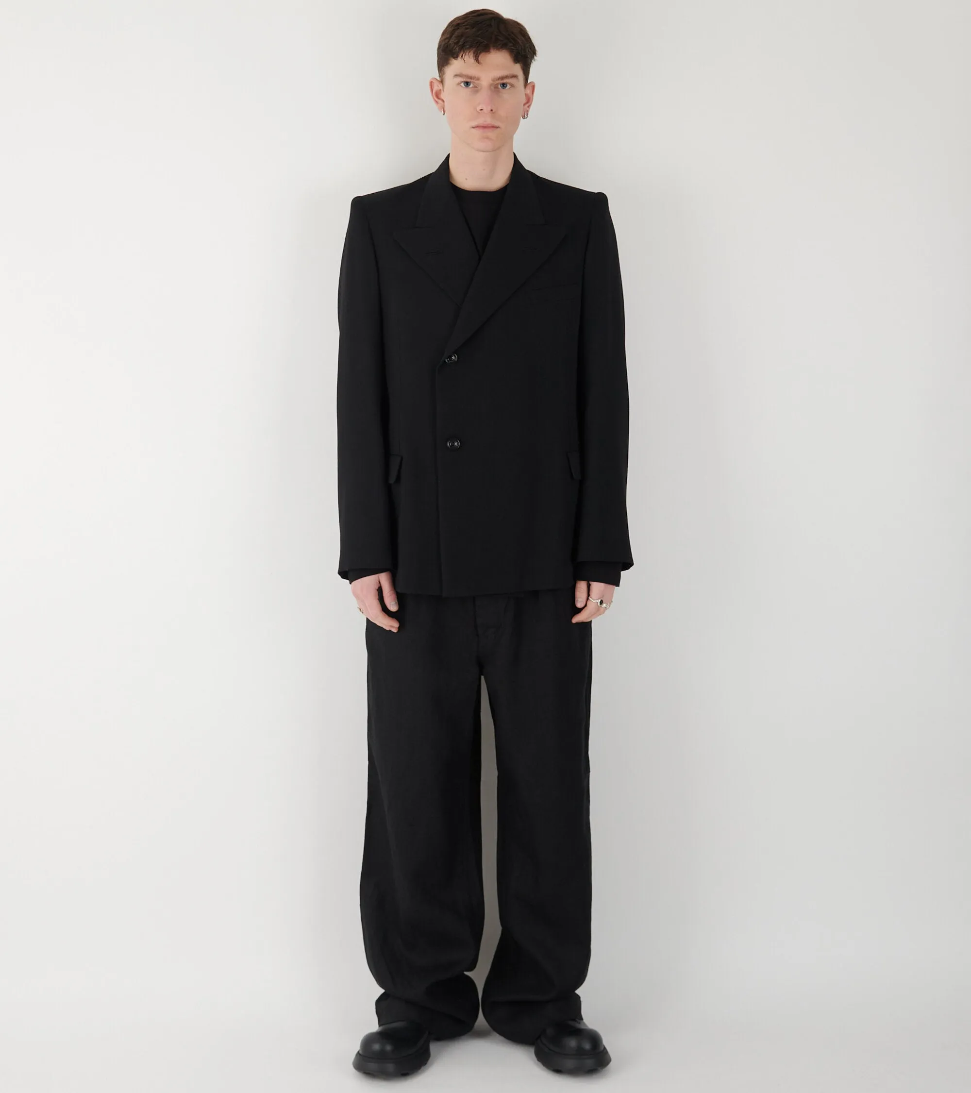 Wool Blazer Black