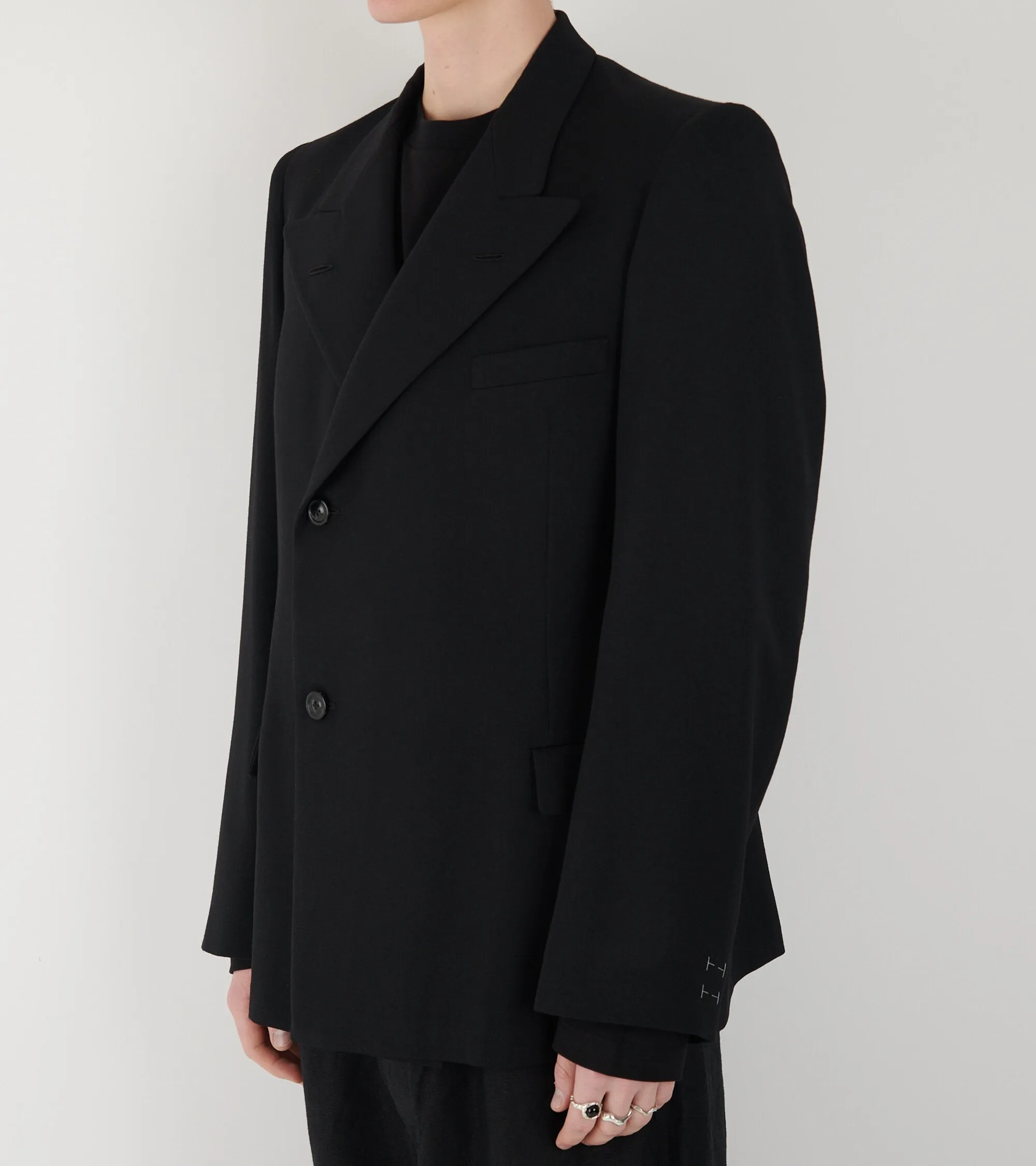 Wool Blazer Black