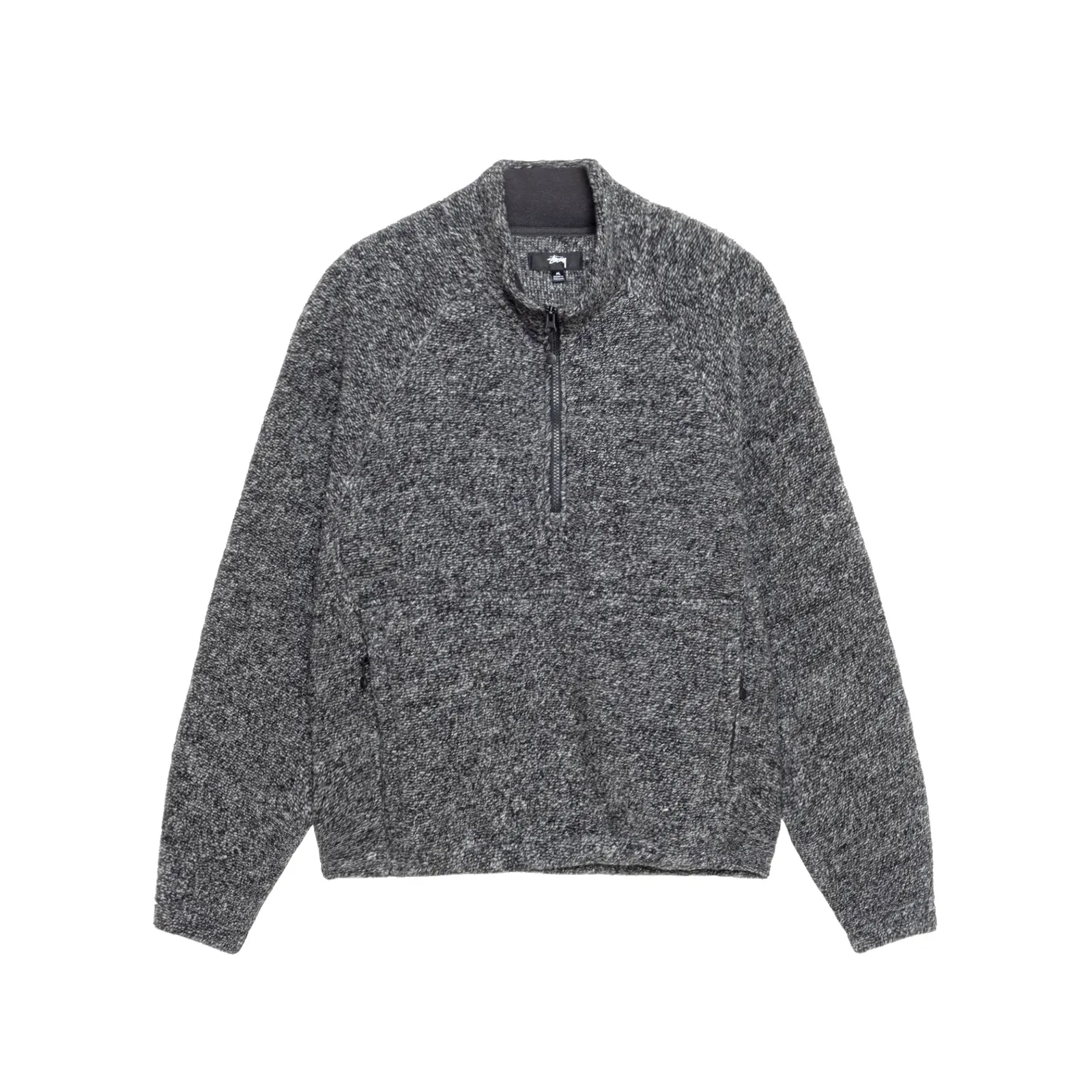 Wool Blend Sherpa Mock Neck