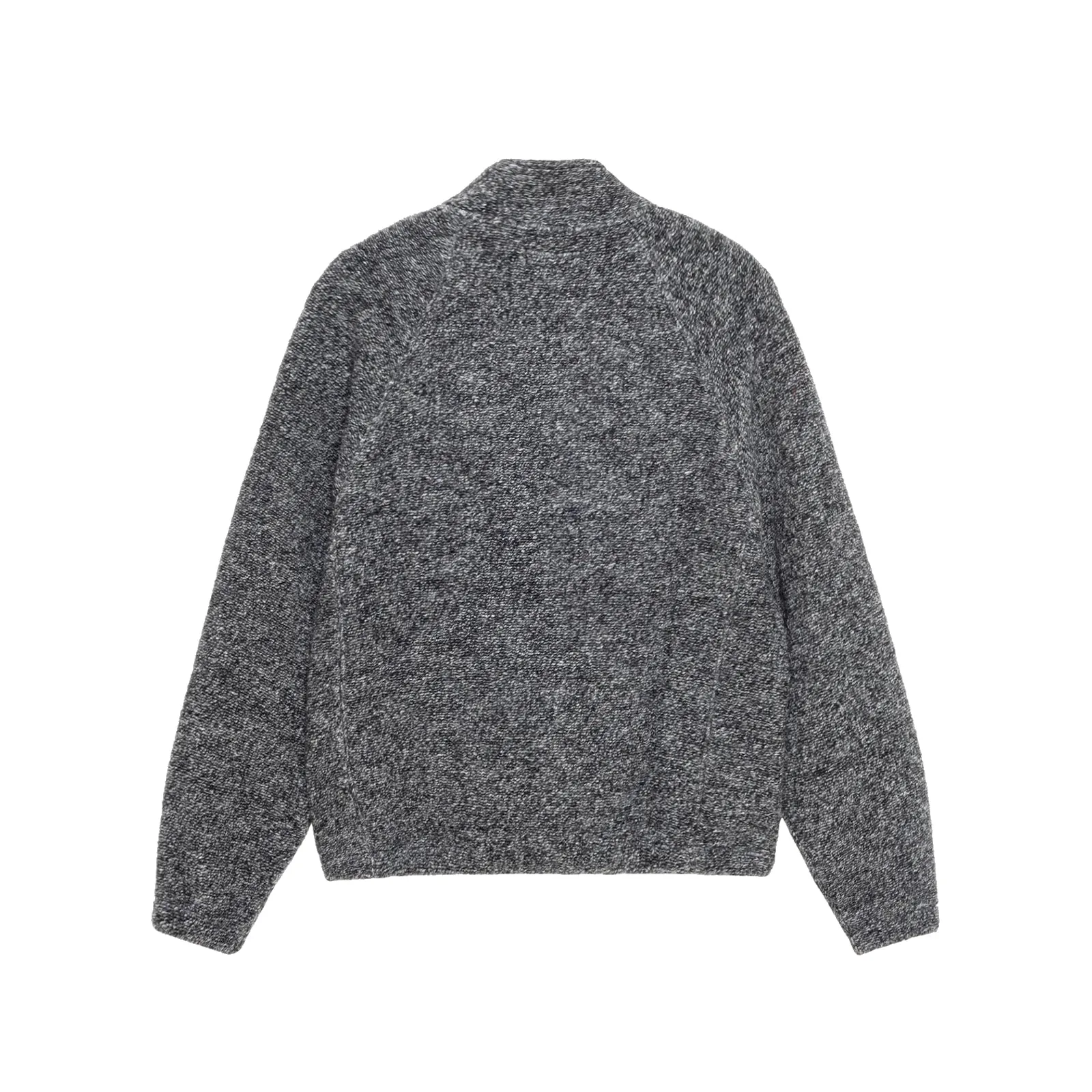 Wool Blend Sherpa Mock Neck