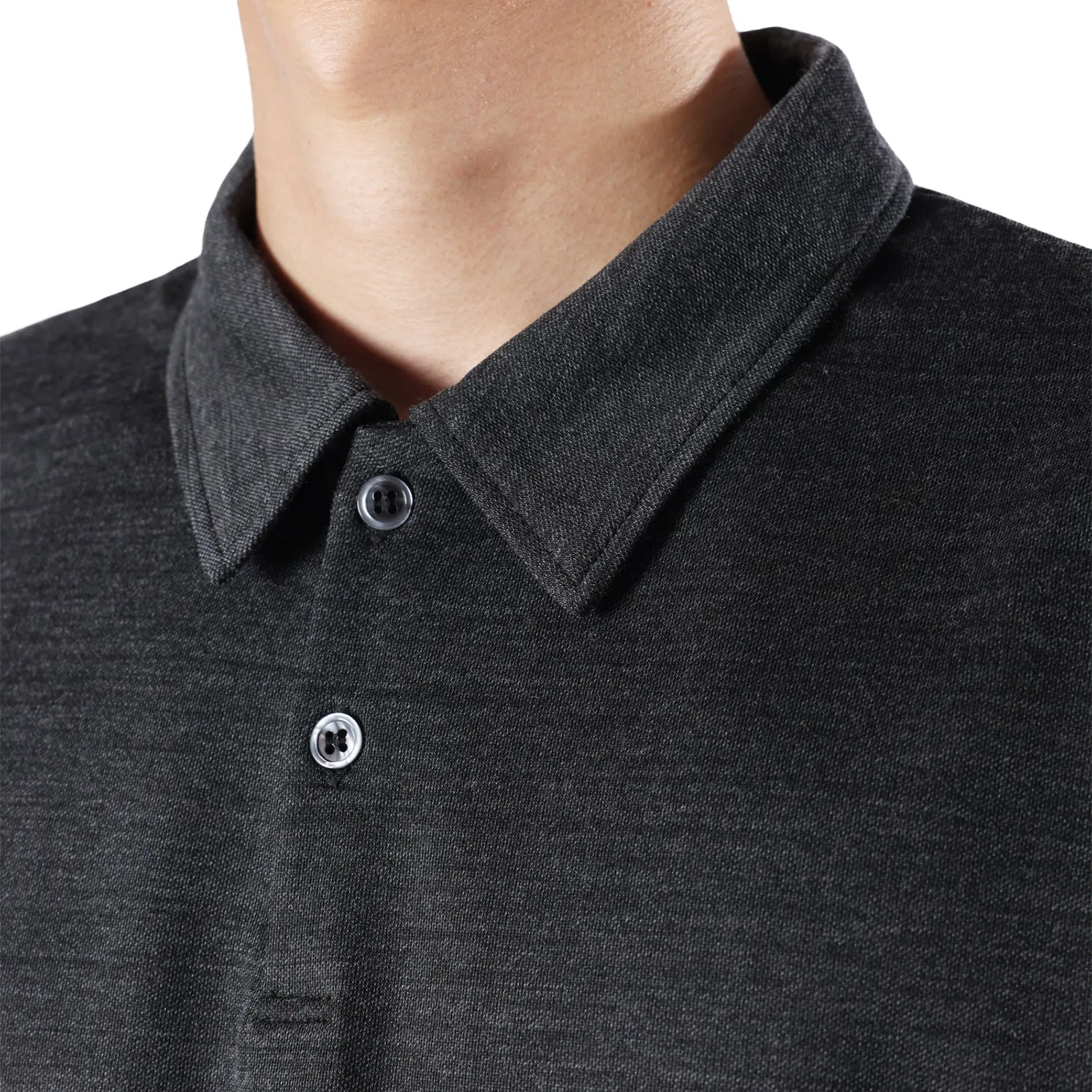 Wool Jersey Baggy Polo