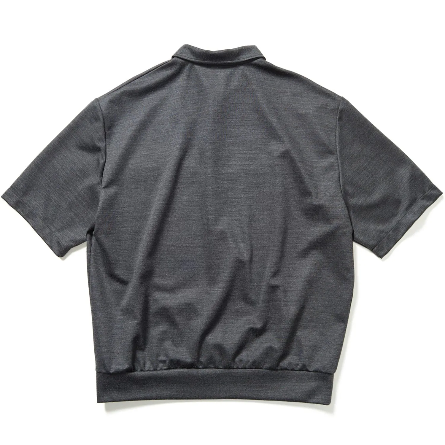 Wool Jersey Baggy Polo