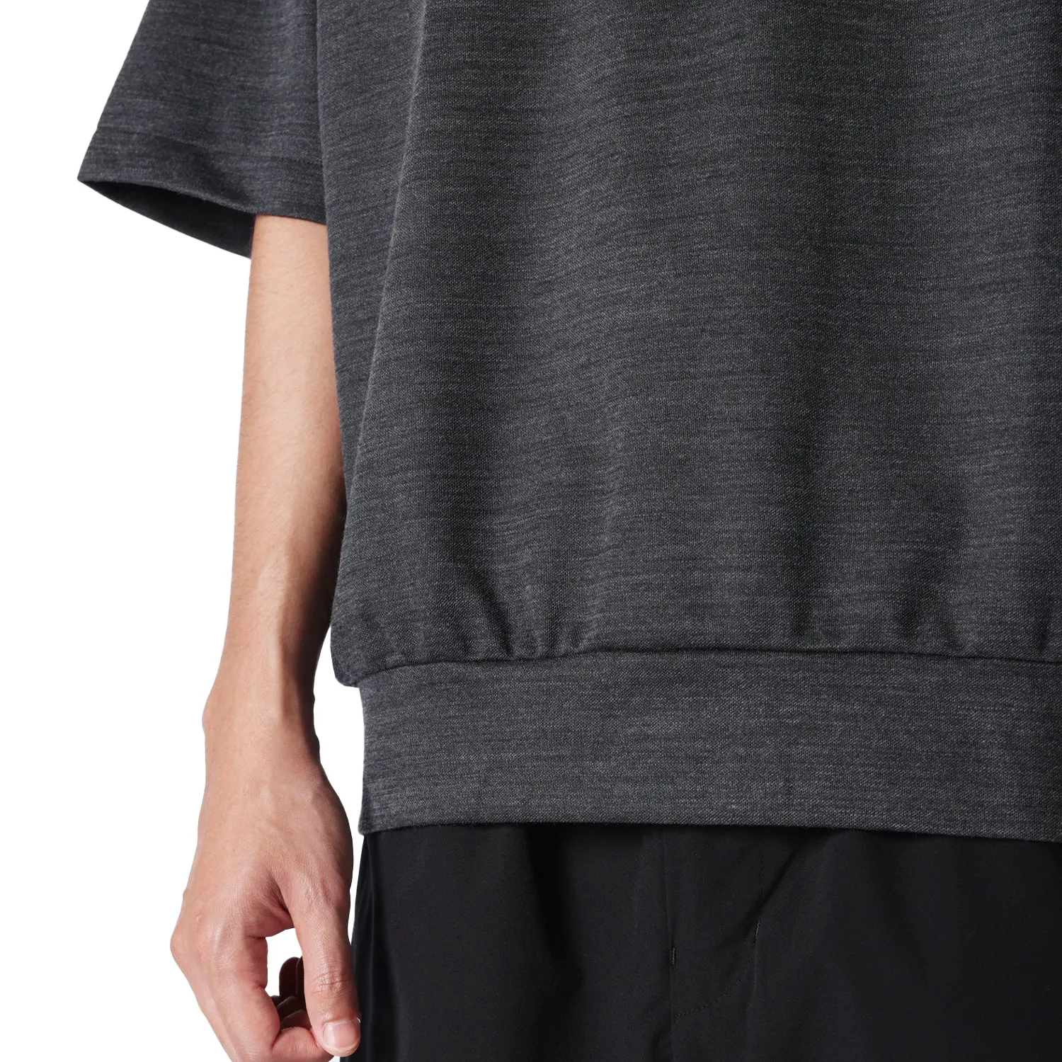 Wool Jersey Baggy Polo