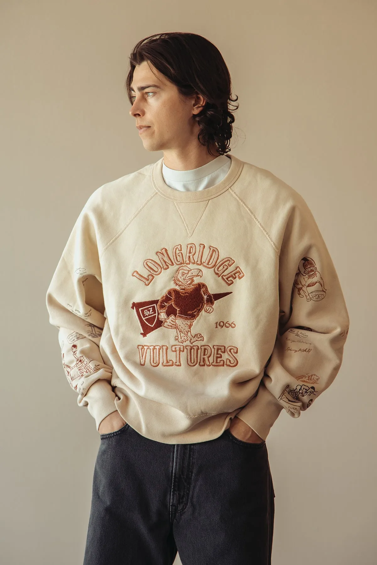Yearbook Crewneck - Tan
