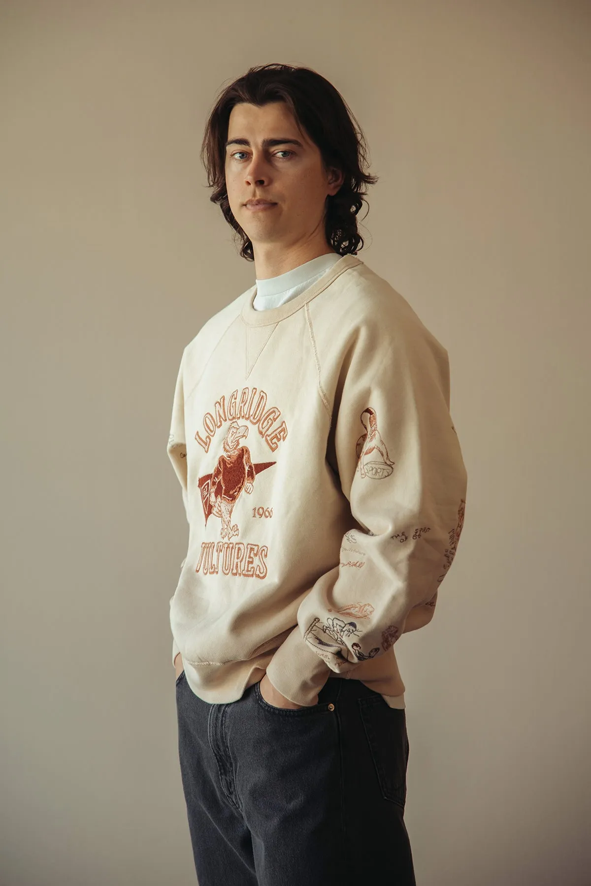 Yearbook Crewneck - Tan