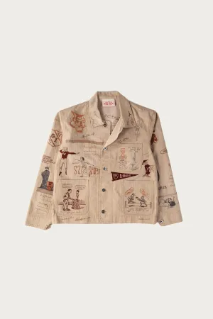 Yearbook Reunion Jacket - Tan
