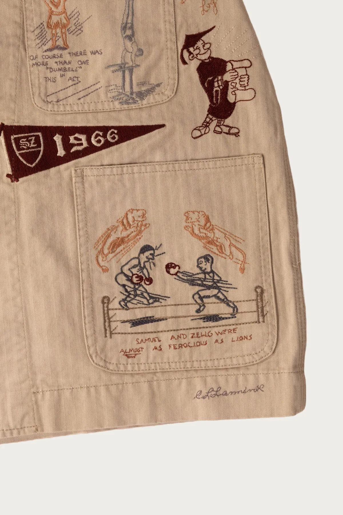 Yearbook Reunion Jacket - Tan